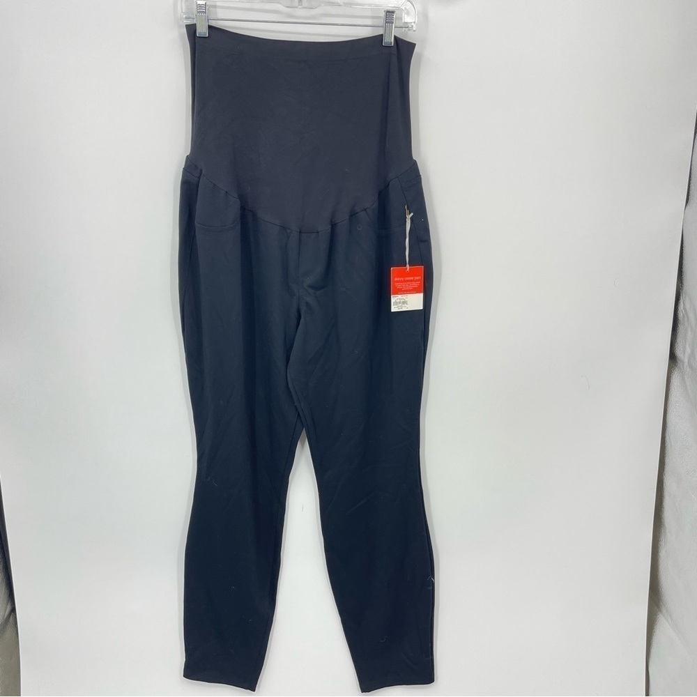 A:glow Maternity Skinny Career Pant Size XL-Mat‎ black